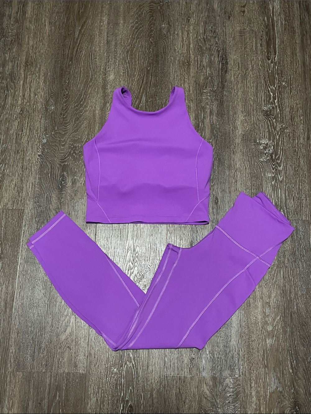 Like New Lululemon Matching Align Moonlit Magenta Set. Size 4